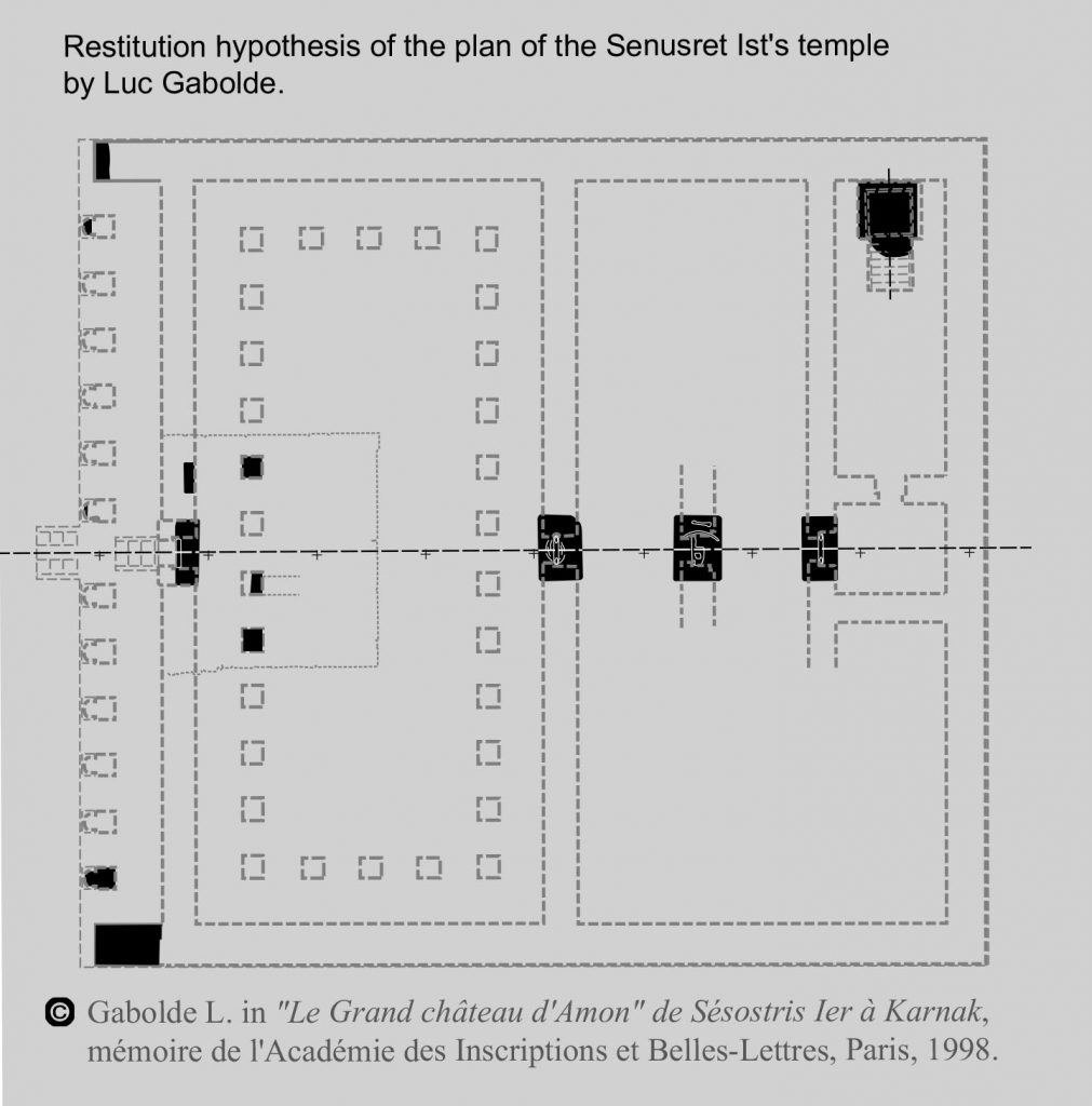 Restitution du plan du temple de Sésostris Ier à Karnak - Luc Gabolde