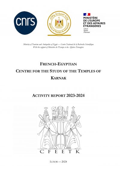 Activity report 2023-2024 — CFEETK (CNRS/MoTA)