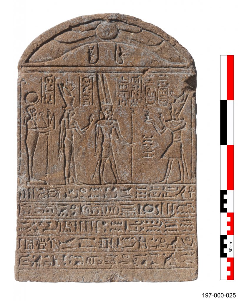 Restoration of the enclosure gate of Ramses III at Karnak and discovery of a stela of Emperor Tiberius